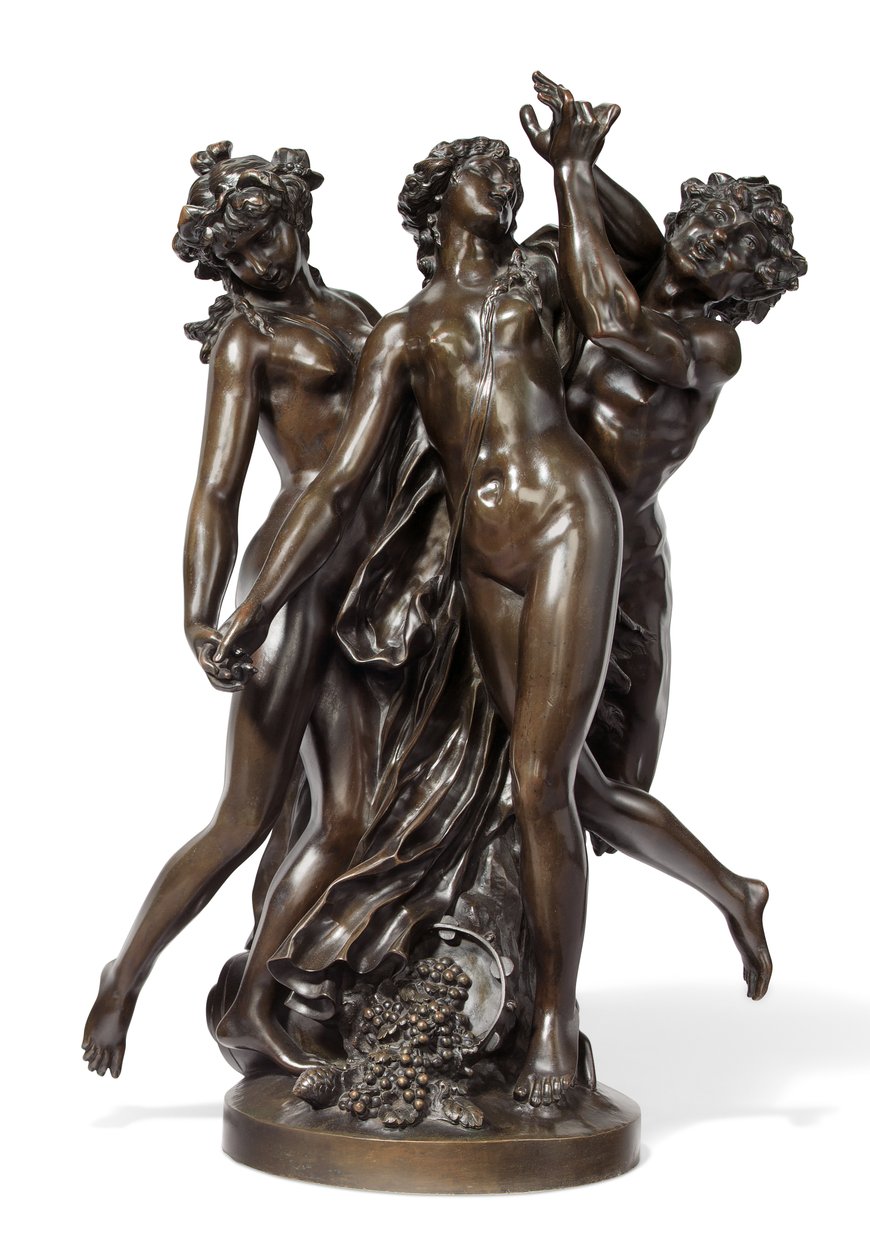 Üç Güzeller, 1860 dolayları (bronz) by Claude Michel (after) Clodion