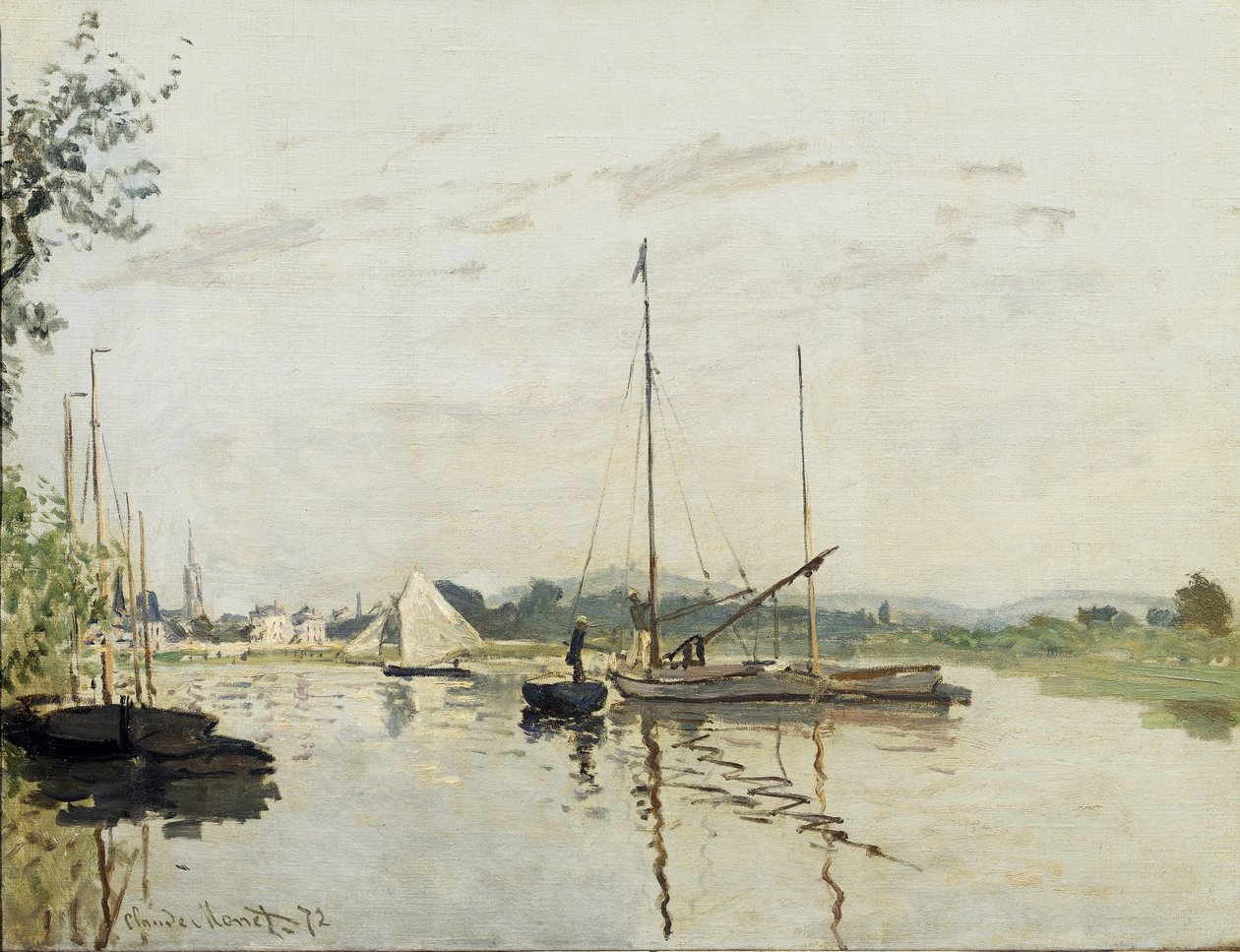 Argenteuil - tuval üzerine yağlı boya by Claude Monet