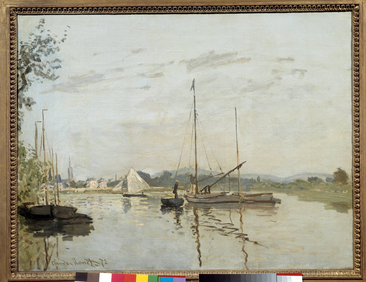 Argenteuil Tablosu Claude Monet (1840-1926) 1872 Güneş. 0,5x0,65 m Paris, Orsay Müzesi by Claude Monet