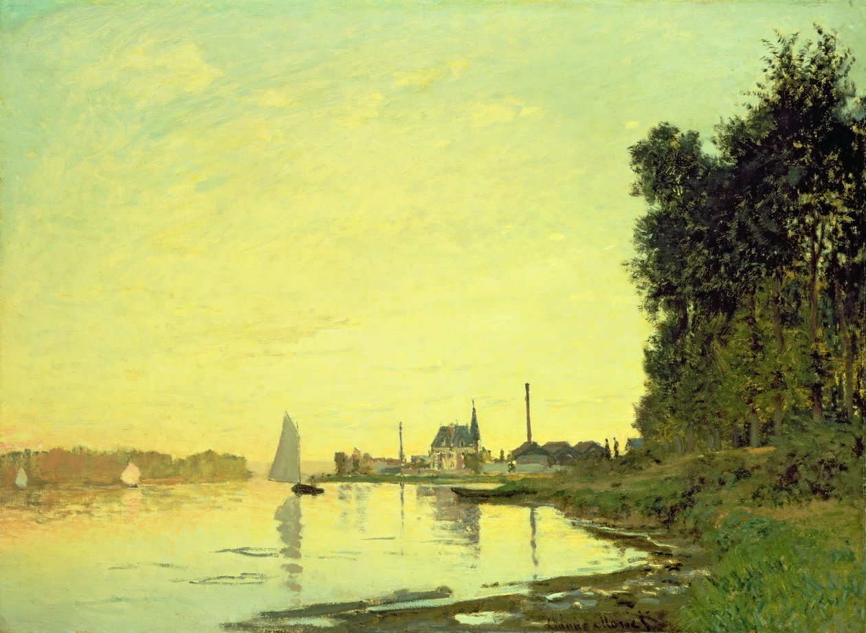 Argenteuil, Öğleden Sonra, 1872 by Claude Monet