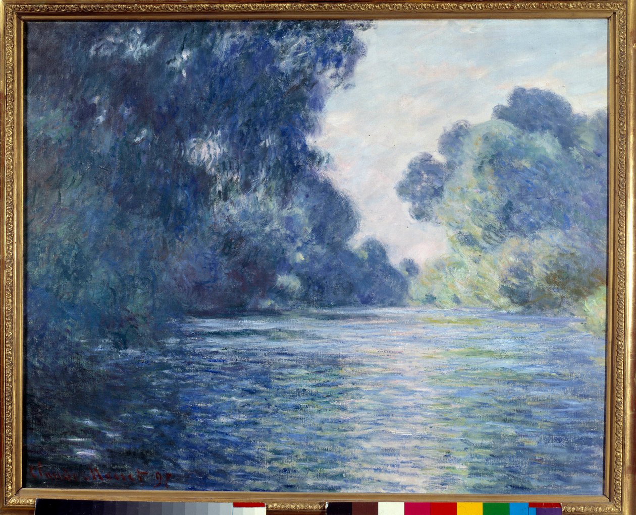 Arm de Seine, Giverny yakınlarında. Claude Monet