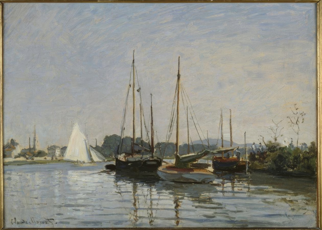 Zevk tekneleri, Argenteuil by Claude Monet