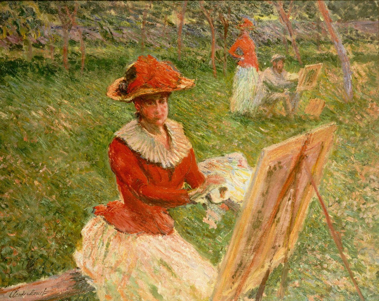 Blanche Hoschede Tablosu, 1892 by Claude Monet