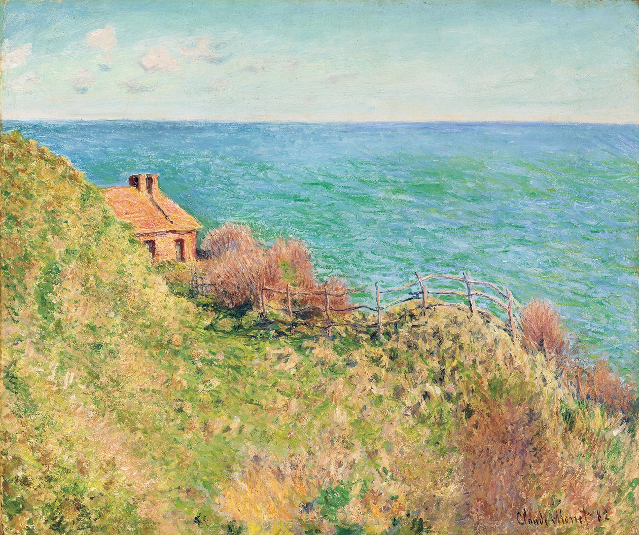 Gümrük memurlarının kulübesi by Claude Monet