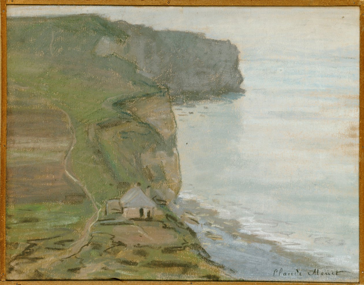 Cap d"Antifer, Etretat by Claude Monet