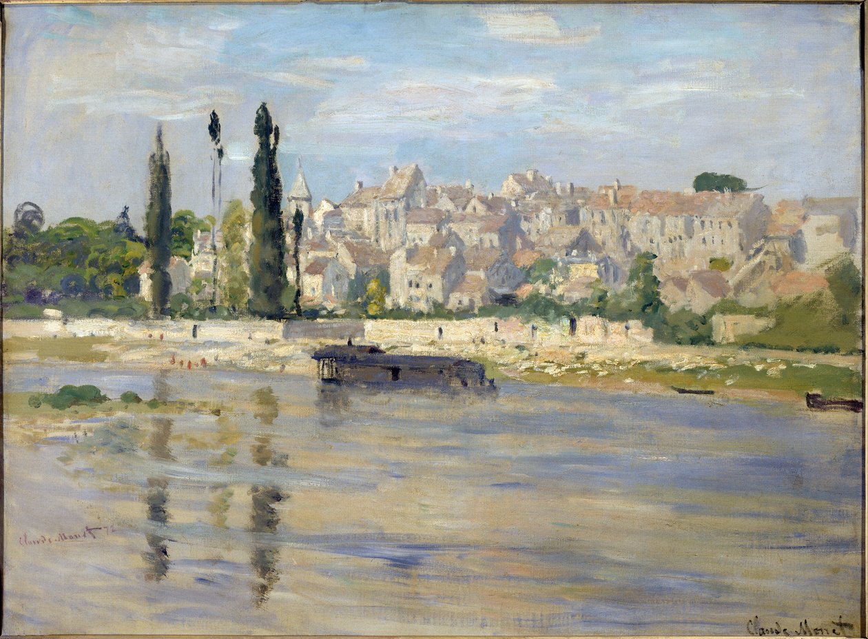 Carrieres-Saint-Denis - 1872. Tuval üzerine yağlı boya by Claude Monet