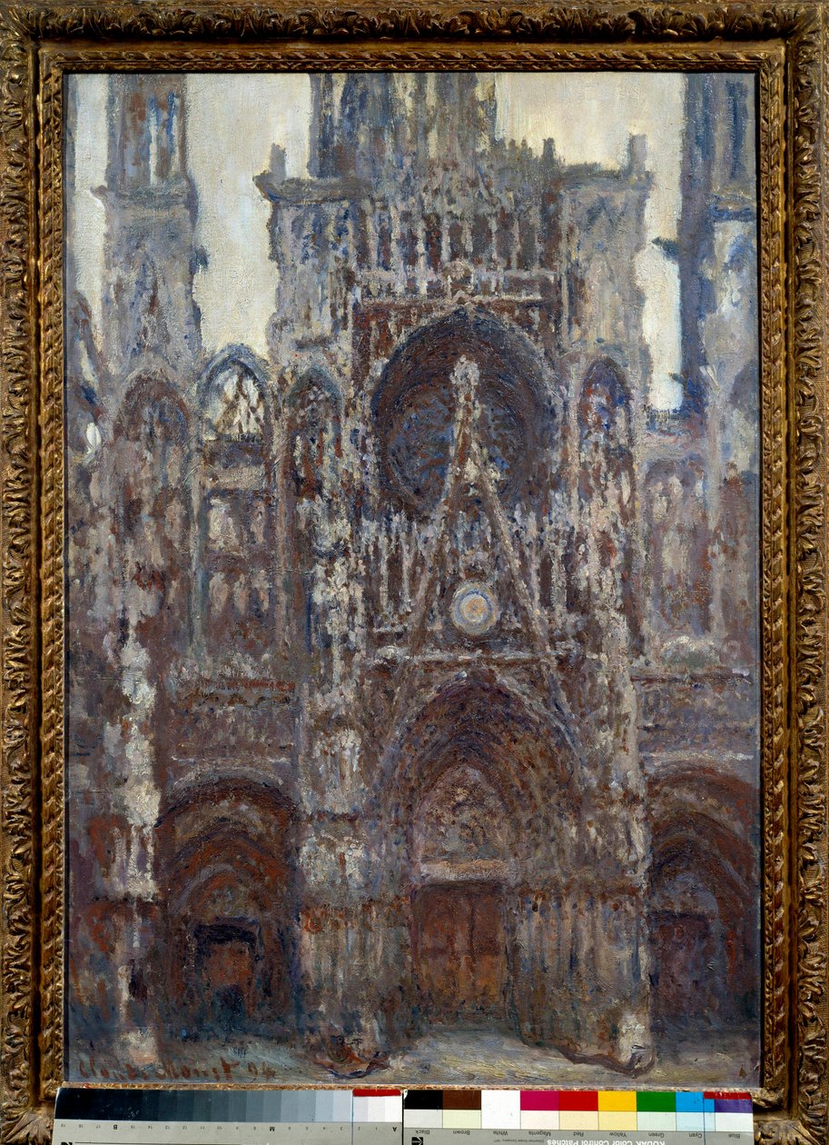 Cathedrale de Rouen, portal, kahverengi uyum Resim Claude Monet (1840-1926) 1892 Güneş. 1,07x0,73 m Paris, musee d