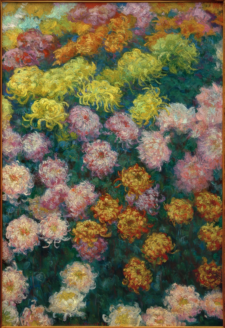 Krizantem pancarı, 1897 by Claude Monet