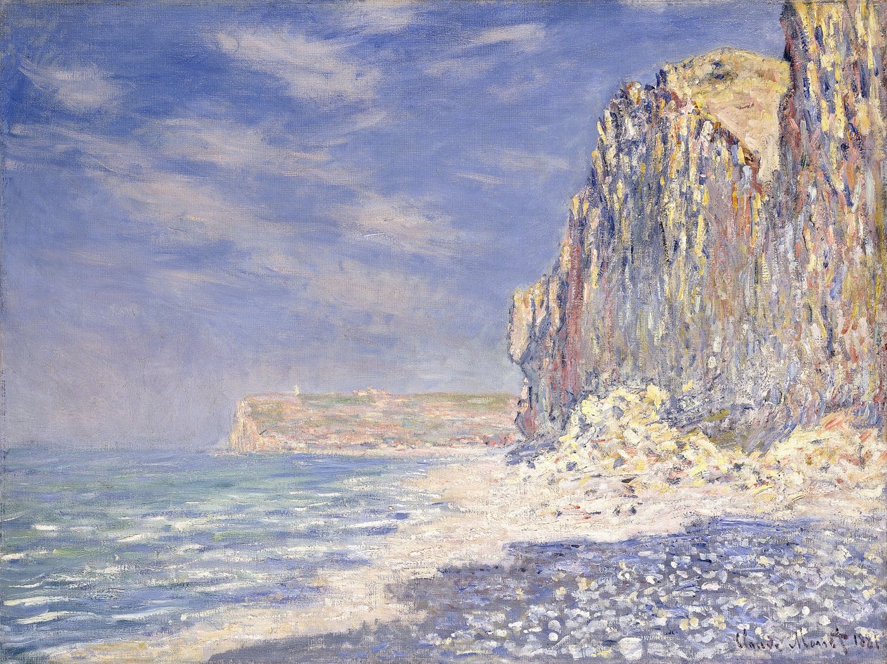 Fecamp yakınlarındaki Kayalıklar, 1881 by Claude Monet