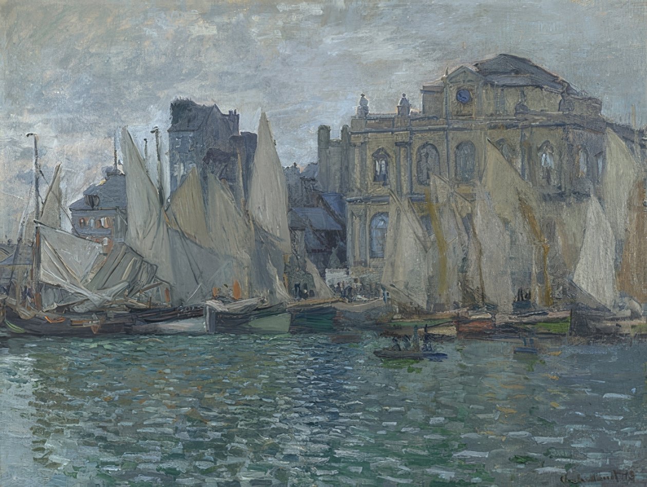 Le Havre Müzesi. 1873 by Claude Monet