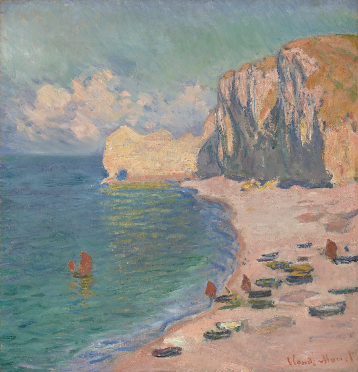 Etretat: Sahil ve Falaise d