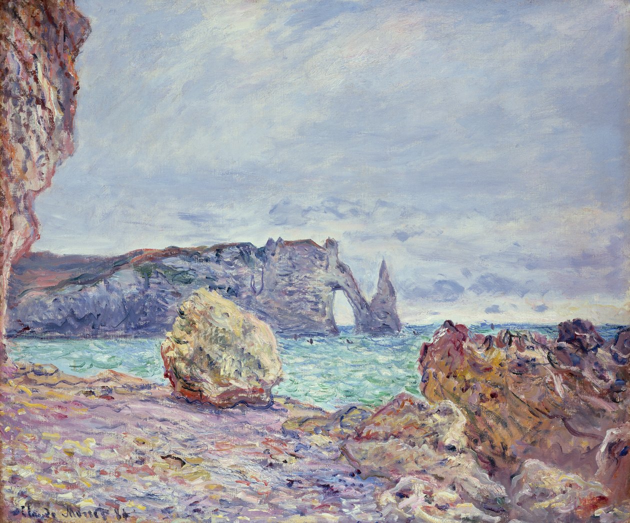 Etretat, Plaj ve Porte d