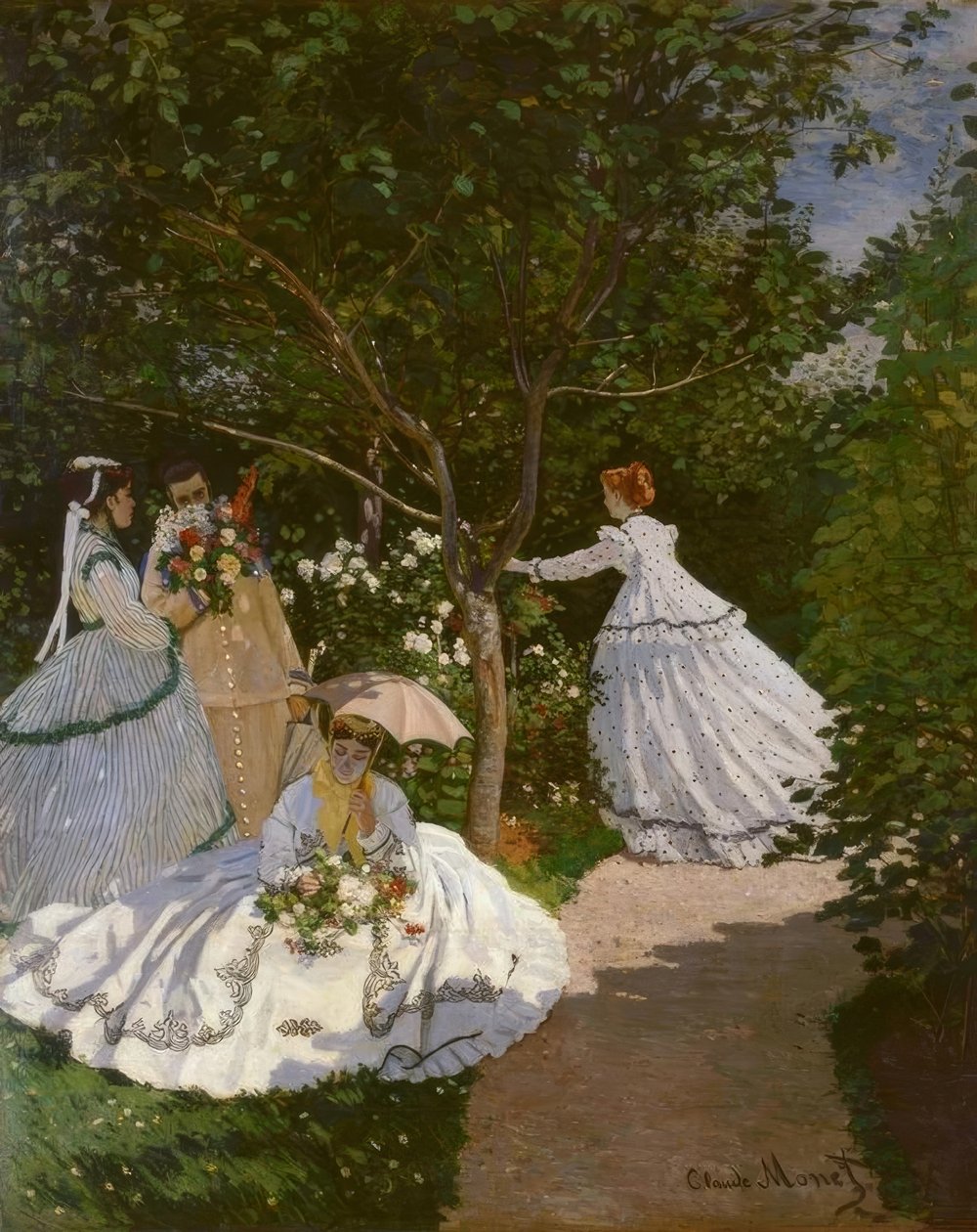 Femmes au jardin by Claude Monet