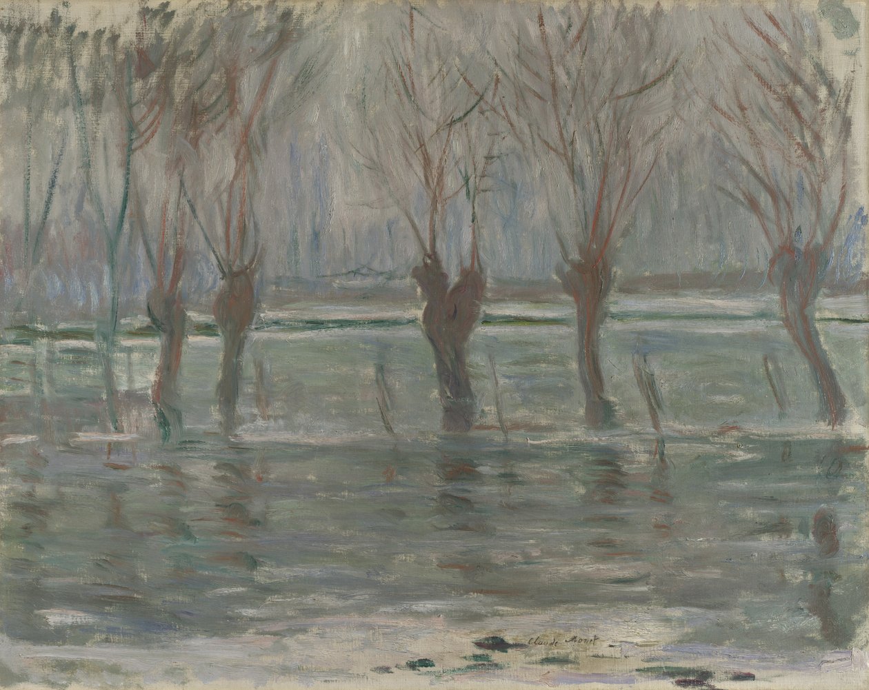 Sel Suları, 1896 by Claude Monet