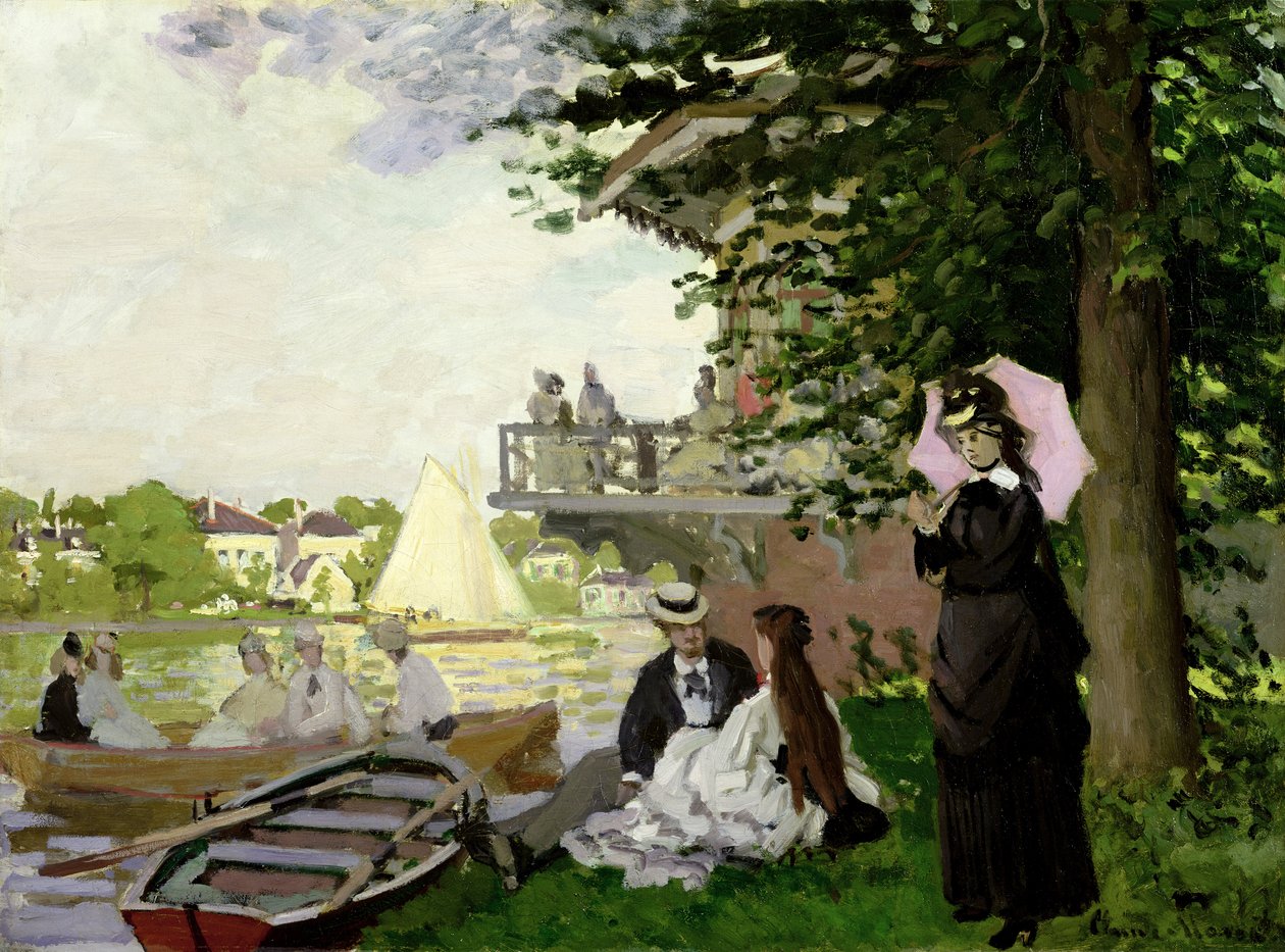 Zaan'daki Bahçeli Ev, Zaandam, 1871 by Claude Monet