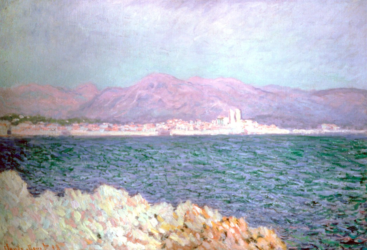 Antibes Körfezi, 1888 by Claude Monet