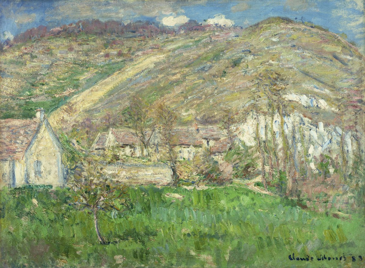 Giverny yakınlarındaki Kayalıklarda Hamlet; Hameau de Falaises, Giverny