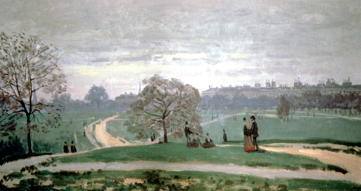 Hyde Park, Londra, 1871 by Claude Monet
