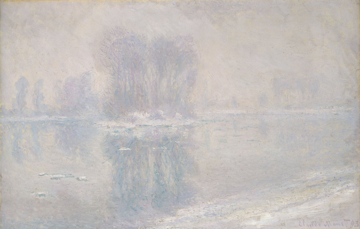 Buz Parçaları, 1893 by Claude Monet