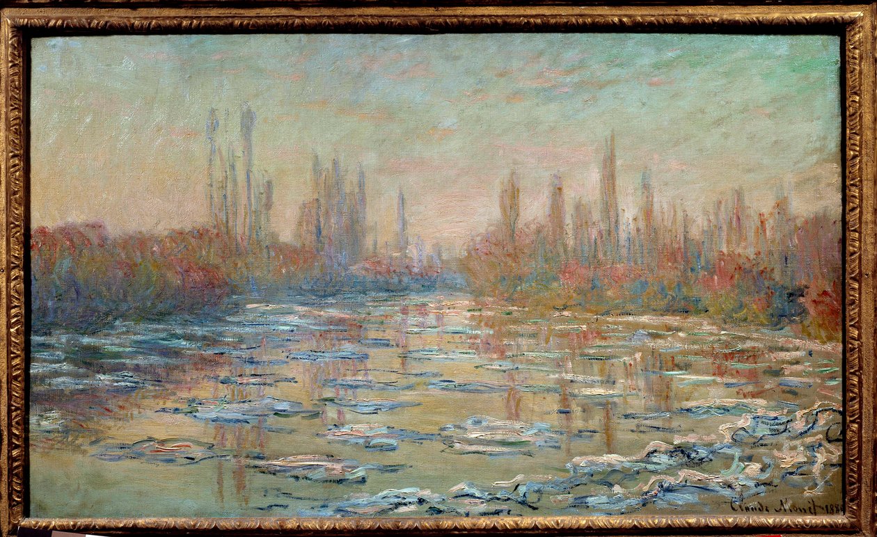 Gırgırda dondurma veya fiyasko. Claude Monet