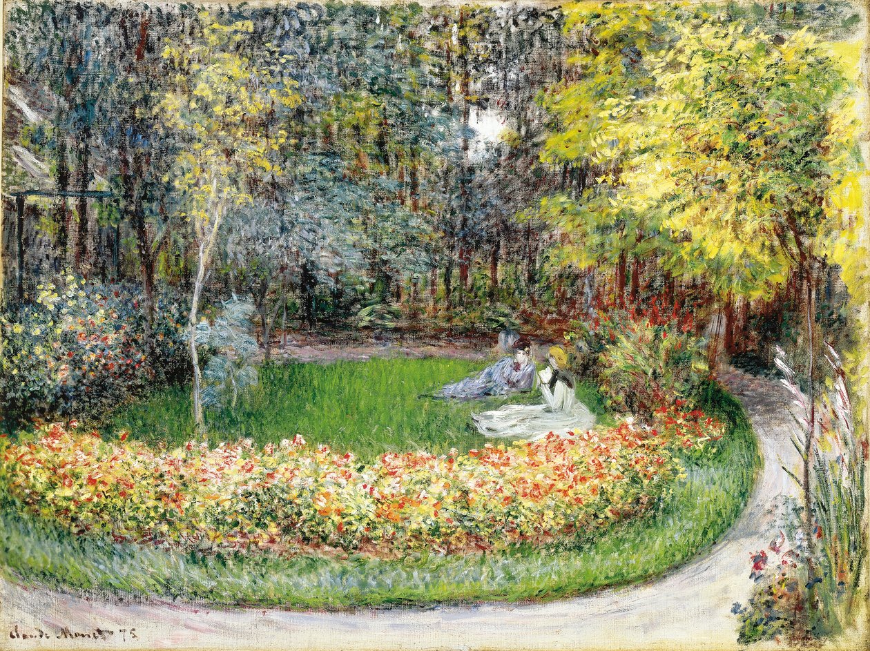 Bahçede, 1875 by Claude Monet