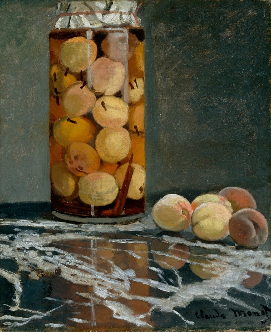 Şeftali Kavanozu, 1866 civarı by Claude Monet
