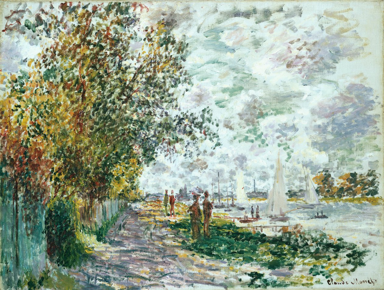 Berge du Petit-Gennevilliers, 1875 dolayları by Claude Monet