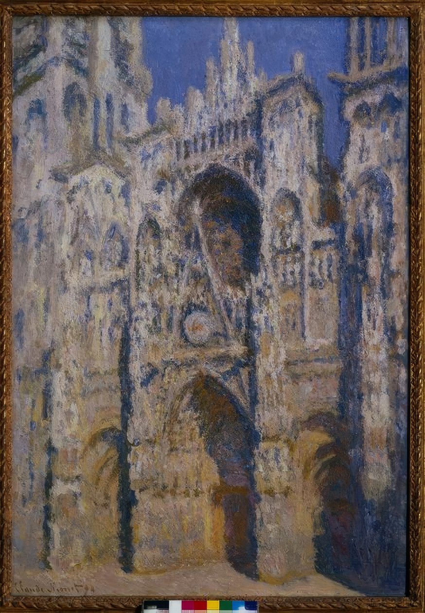 Rouen Katedrali, portal ve Albane kulesi, ple by Claude Monet