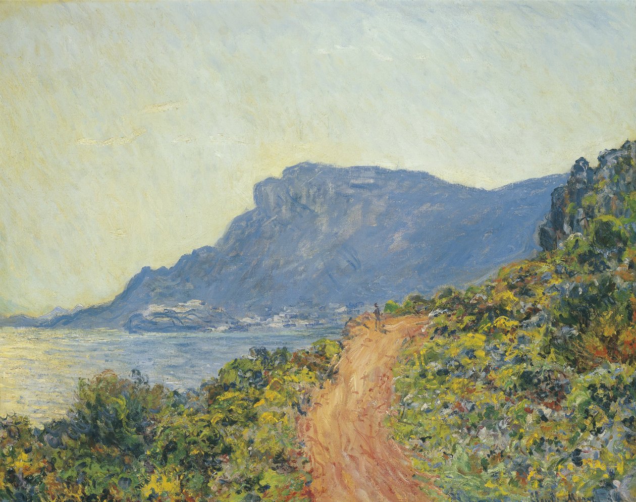 Monako yakınlarındaki Korniş, 1884 by Claude Monet