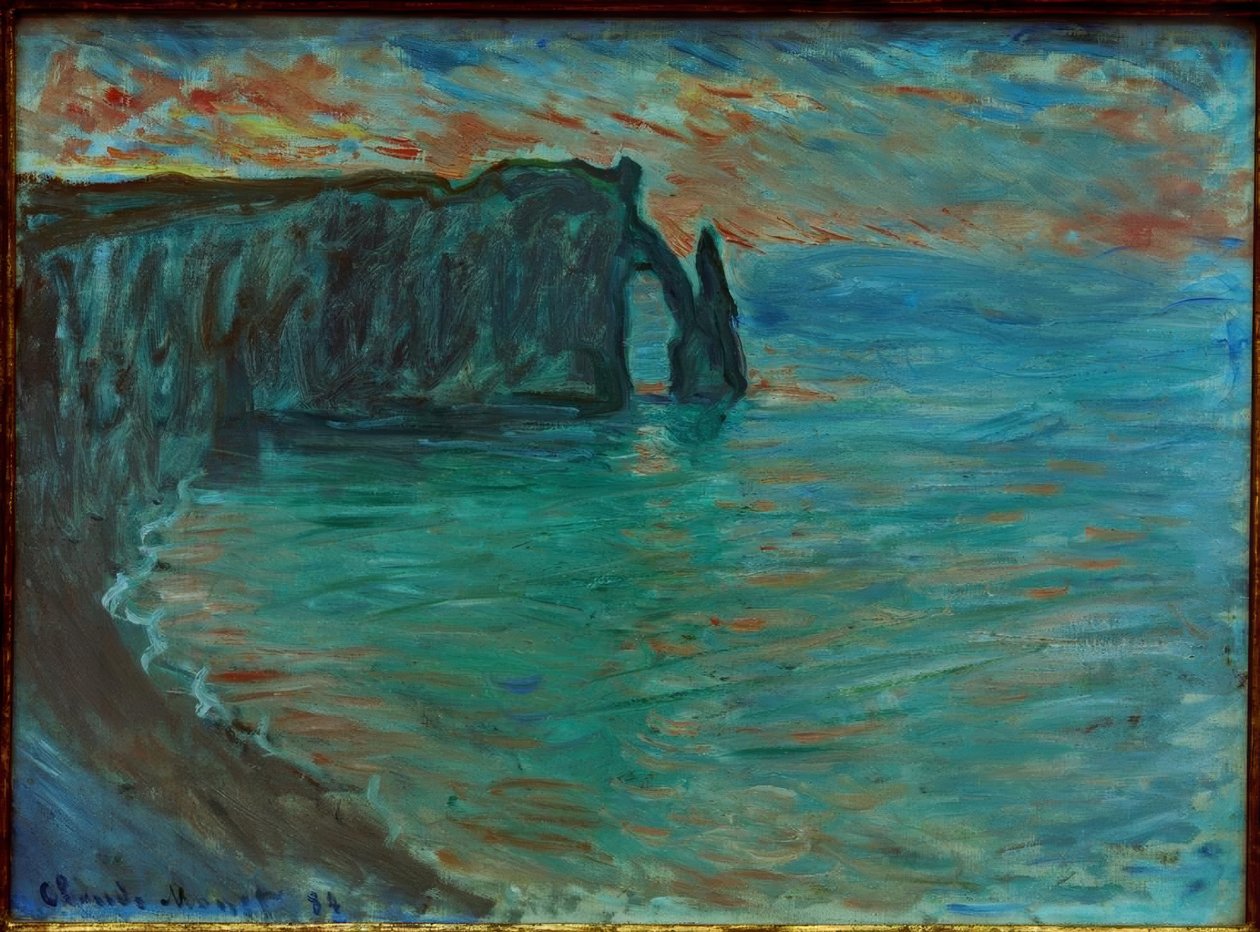 Porte ve Aiguille ile Falaise d