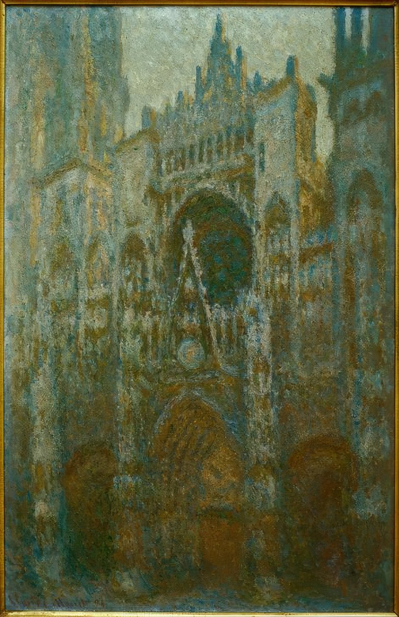 Rouen Katedrali, portal by Claude Monet