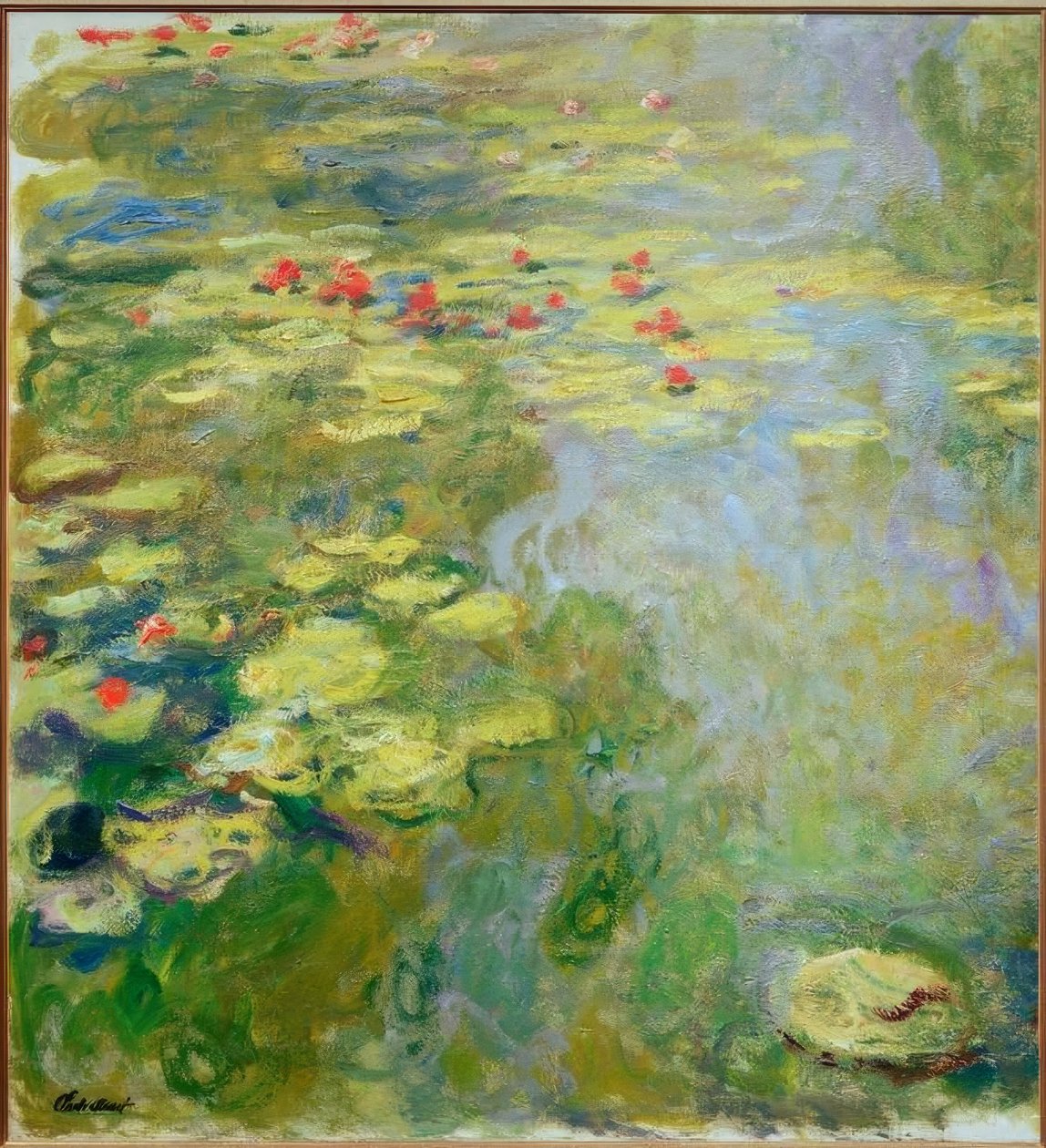 Nilüfer Göleti (sol kısım) by Claude Monet