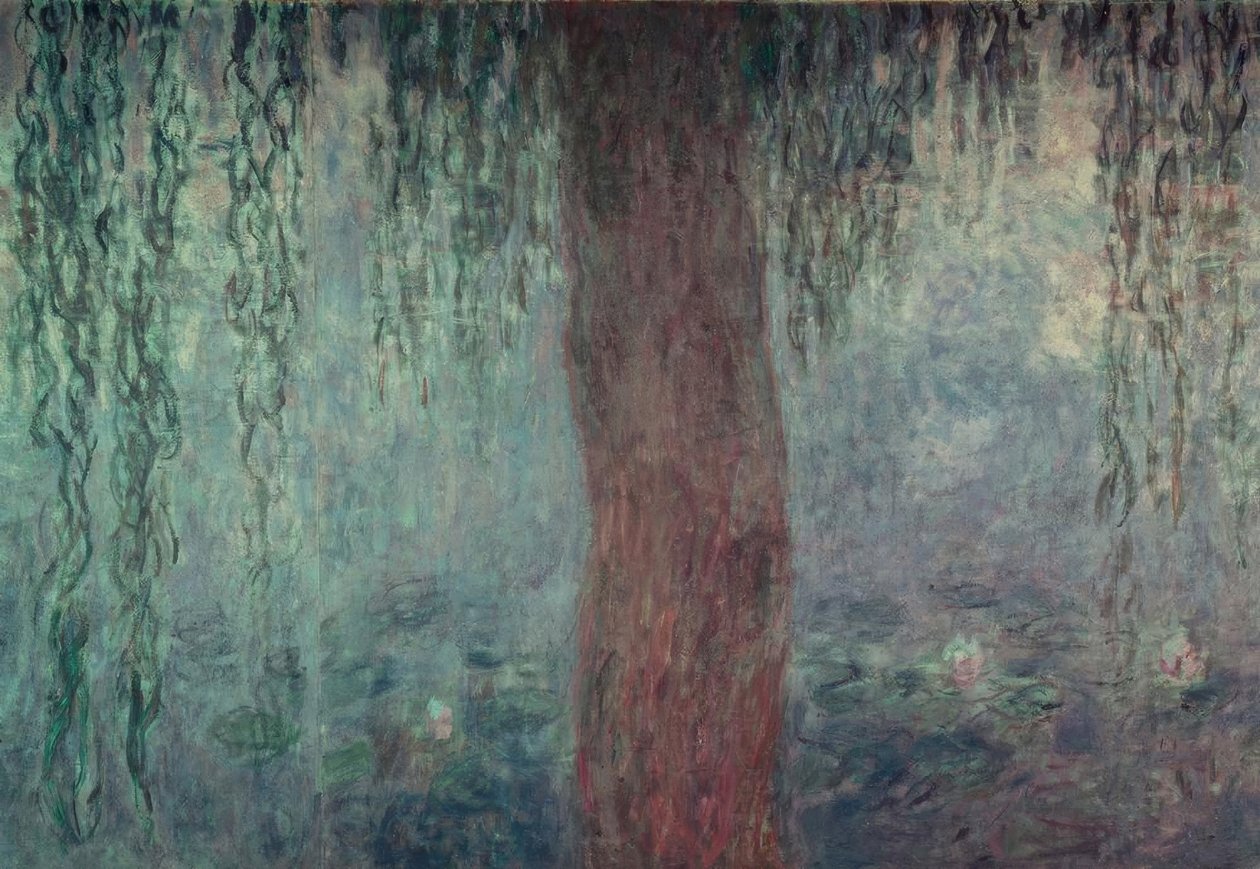 Söğütlü nilüfer göleti, Le Matin aus söğütleri by Claude Monet