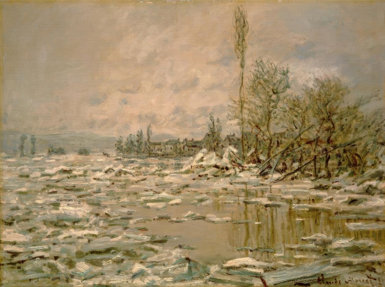 Felaket, gri hava by Claude Monet