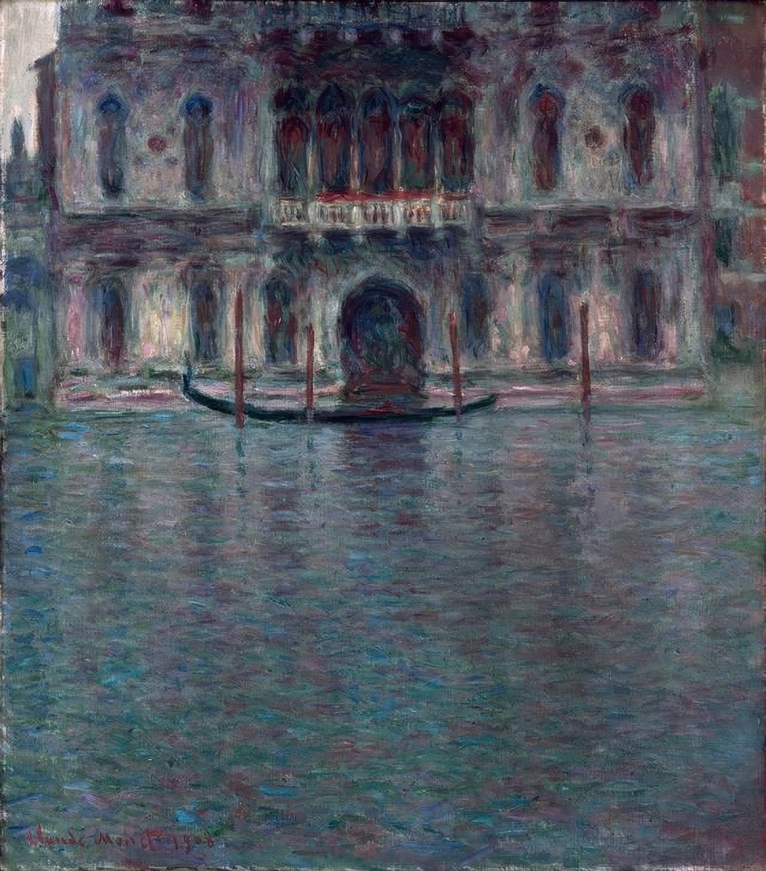 Le Palais Contarini, Venedik (Palazzo Contarini del Zaffo, V by Claude Monet