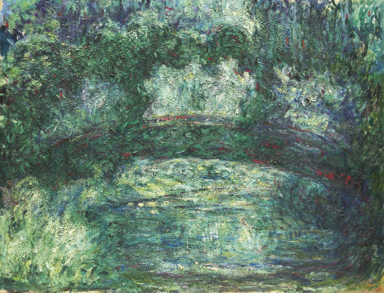 Japon Köprüsü by Claude Monet