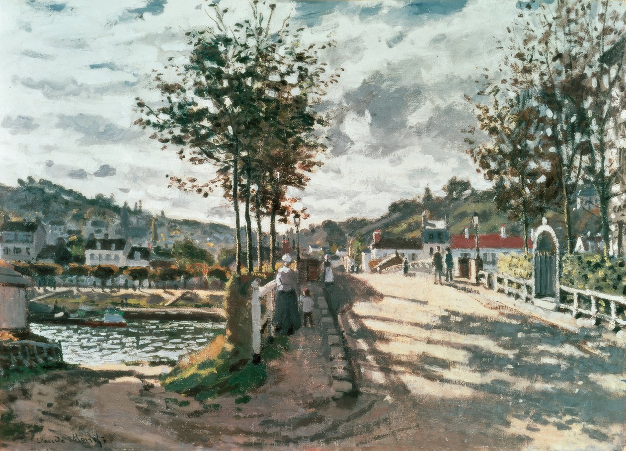 Bougival Köprüsü by Claude Monet