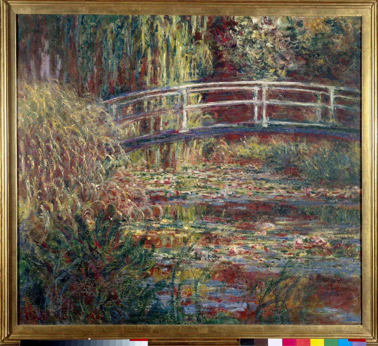 Le bassin aux nympheas, harmonie gül Boyama Claude Monet (1840-1926) 1900 Güneş. 0,89 x 1,00 m Paris, musee d