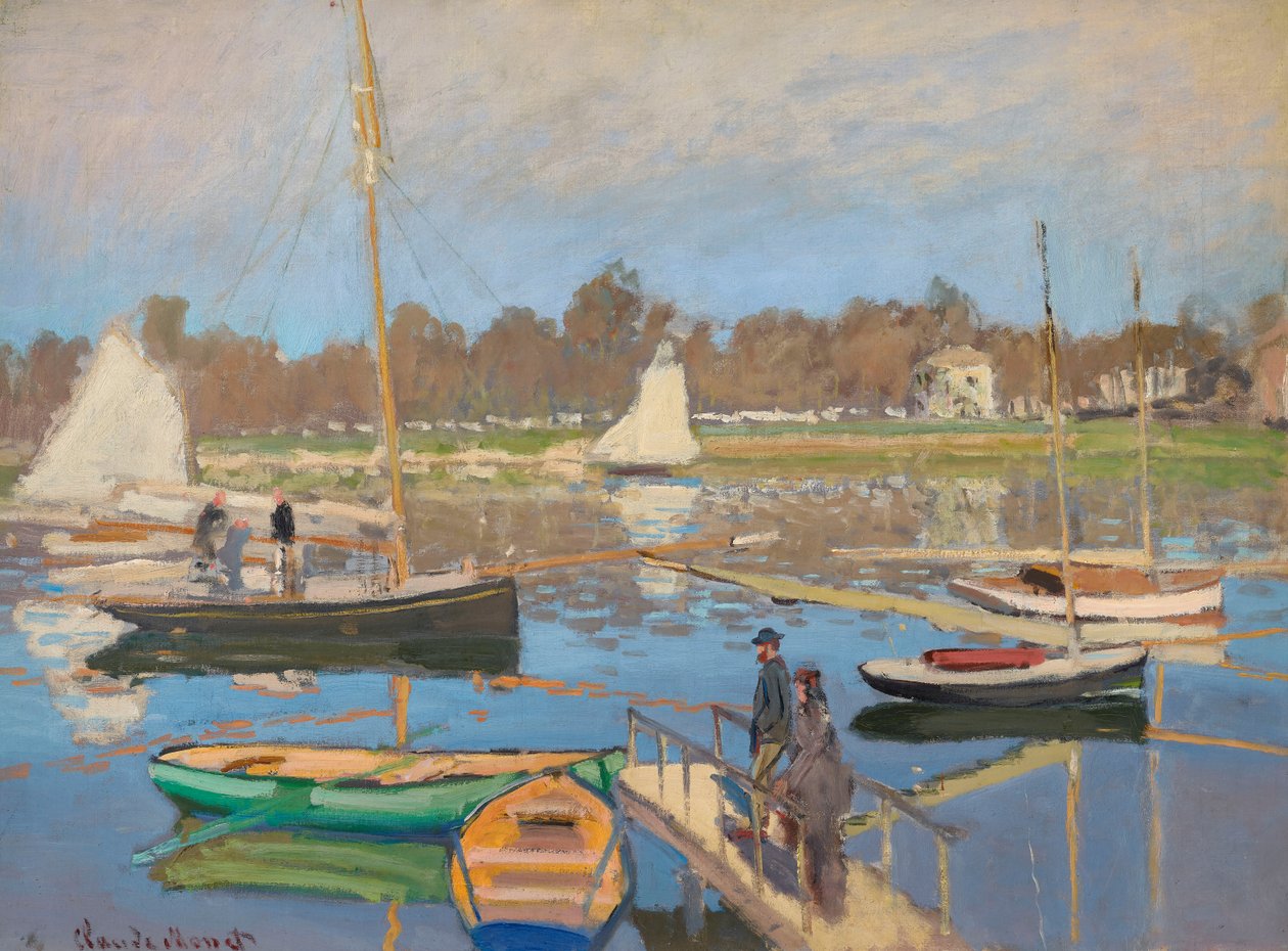 Argenteuil havzası by Claude Monet