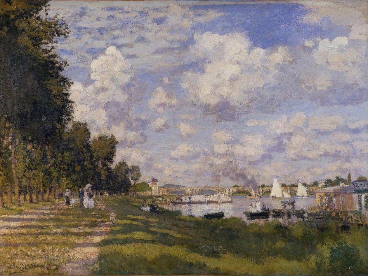 Argenteuil havzası by Claude Monet