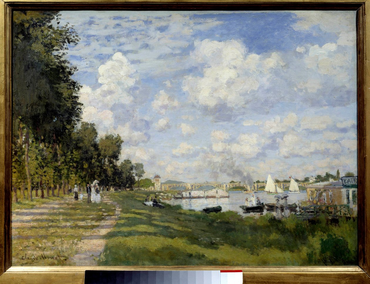 Argenteuil Havzası Tablosu Claude Monet (1840-1926) 1872 Güneş. 0.6x0.8 m Paris, Orsay Müzesi by Claude Monet