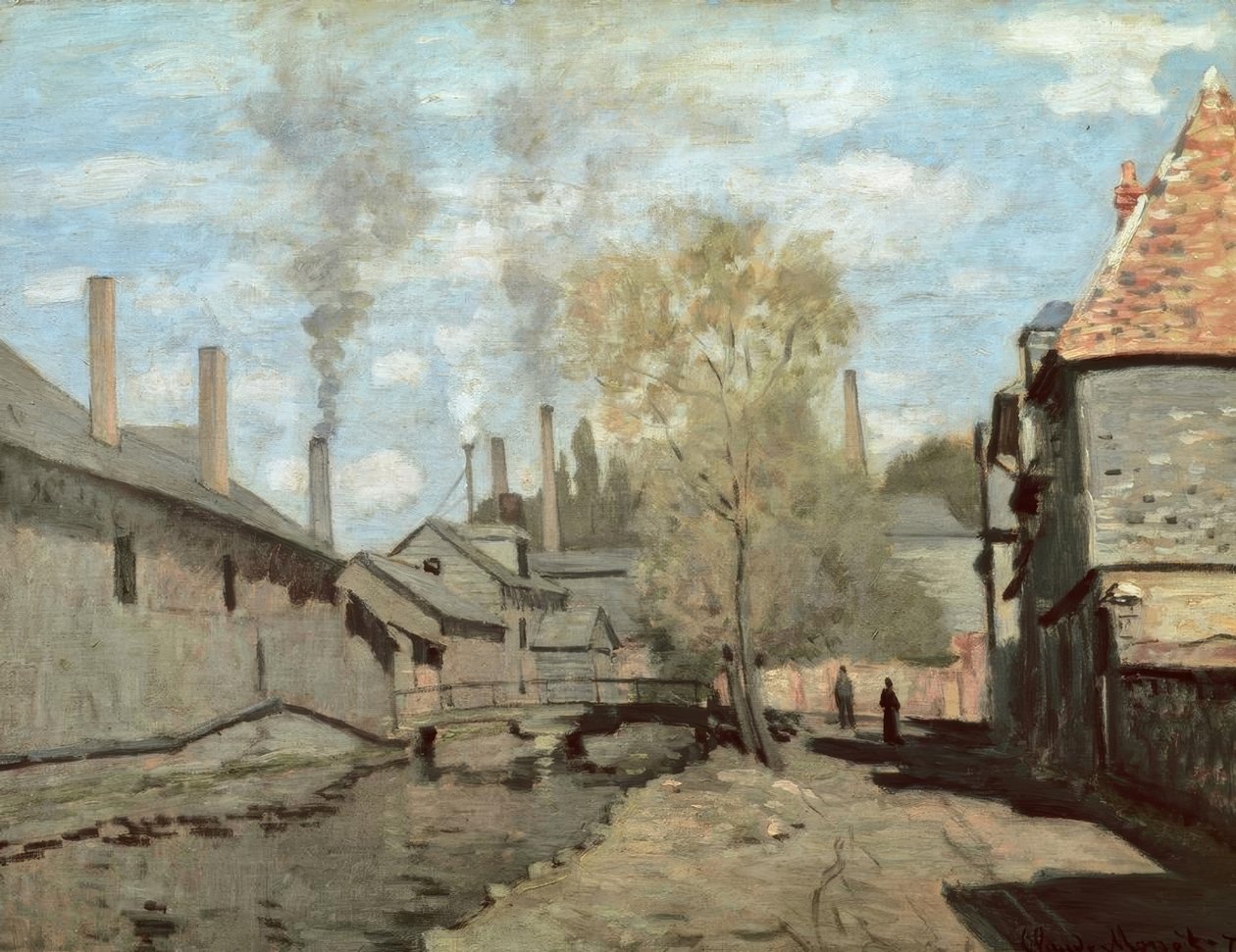 Robec akışı by Claude Monet