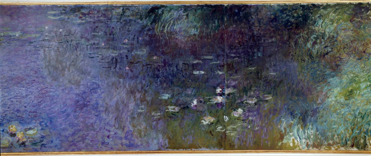 Les nympheas: matin Detay. Claude Monet