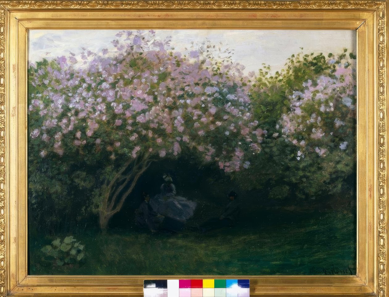 Leylak, gri hava by Claude Monet