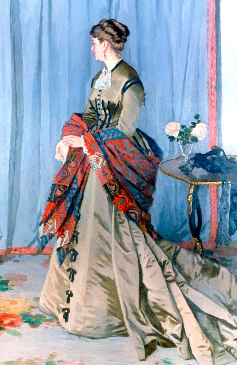 Madam Gaudibert, 1868 by Claude Monet