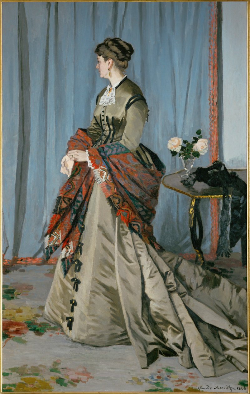 Mme (tuval üzerine yağlıboya) by Claude Monet