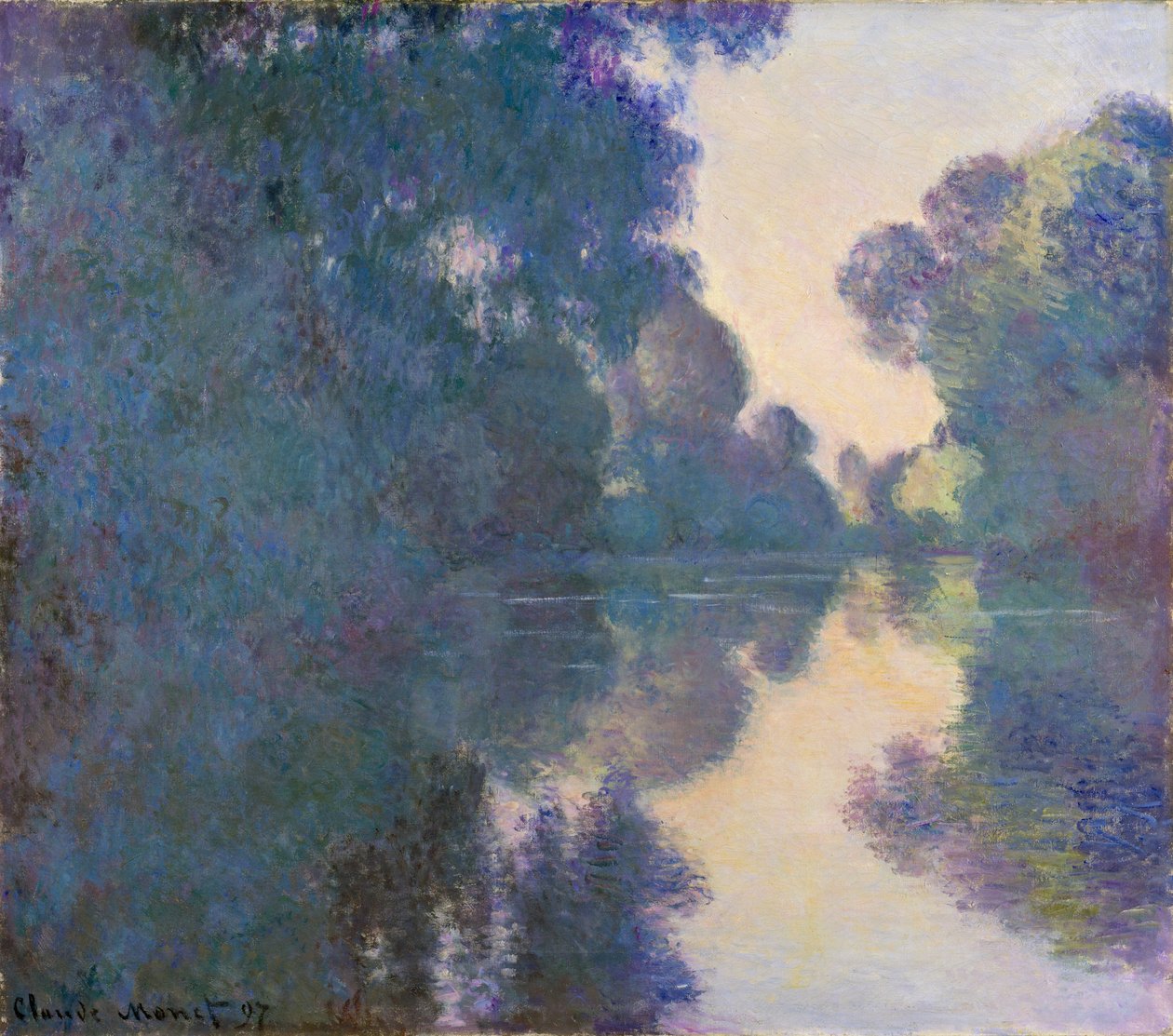 Giverny yakınlarındaki Seine