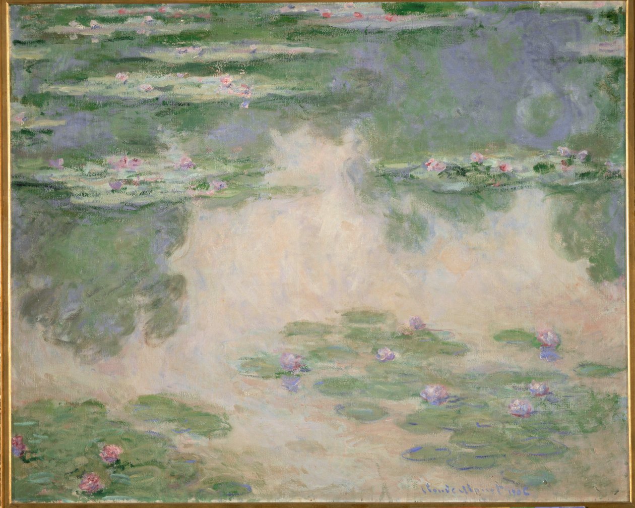 Nympheas (tuval üzerine yağlıboya) by Claude Monet