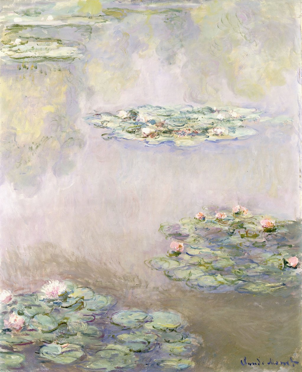 su perileri, 1908 by Claude Monet