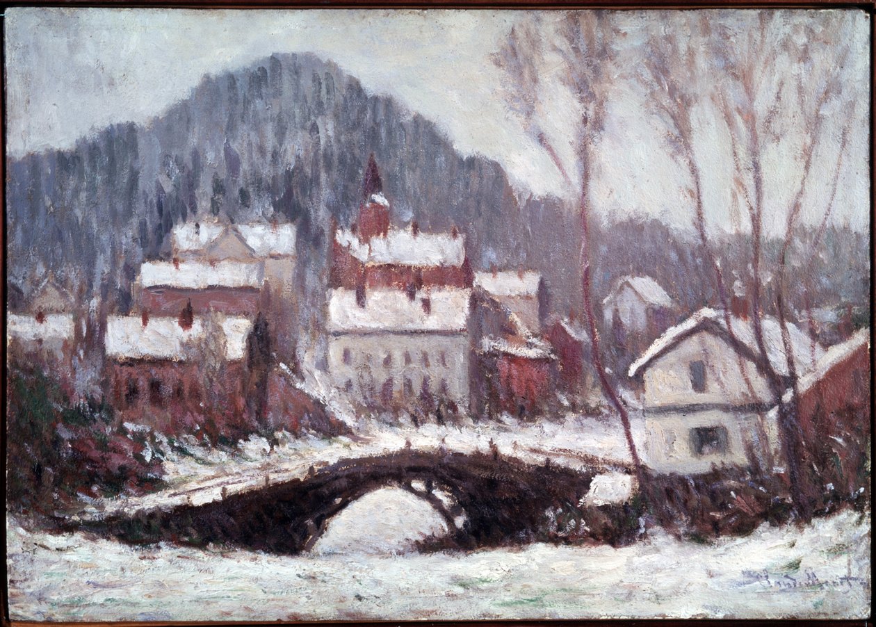 Kış manzarası. Claude Monet